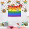 50 PCS Pride Rainbow Hanging Swirl LGBT Rainbow Pride Hanging Foil Swirls Pride Month Hanging Banner Ornaments Love is Love Gay Lesbian Pride Decorations Hanging Swirls for Pride Party Favor